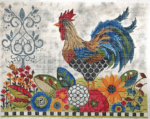 Kelly Clark Needlepoint - Provence Rooster